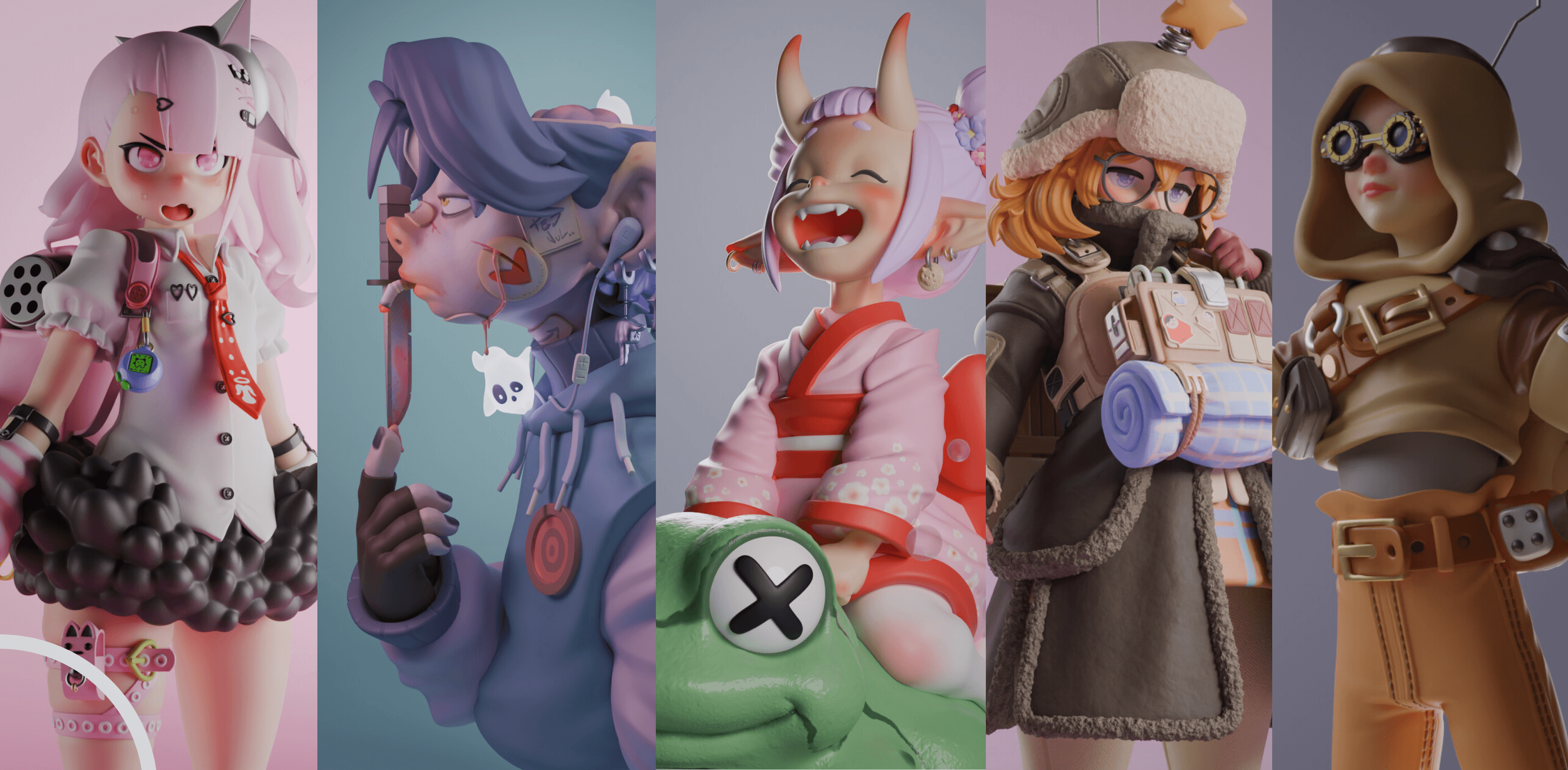 Colorful abstract background with vibrant blue and purple gradients